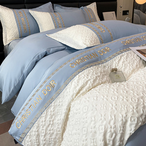 2026 New Luxury Reversible <strong>Bedding</strong> Set Double Sided Poly Cotton Blend Collection Luxury Bed Set Wholesale - Product Image 4