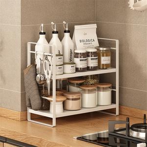 Moderno Toallero de Cocina de Pie de Acero Inoxidable de Doble Capa para Encimera, Esquinero, Estrecho y Pequeño - Product Image 1