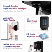 ITOP - Vente flash - Cafetière à filtre automatique - Contrôle de la température par PID - Écran tactile - Contrôle par application mobile - 6 modes intelligents