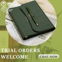Libreta de Diseño Nuevo, Cuaderno de Cuero PU con Logotipo Personalizado, Diario de Viaje A6, Organizador Portátil, Libretas Planificadoras con Portaplumas