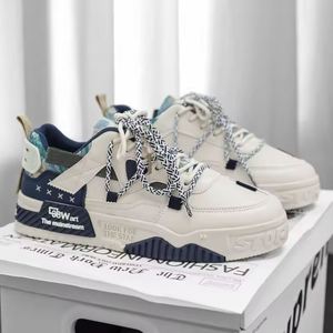 Chaussures décontractées pour hommes, semelles épaisses, respirantes, légères, chaussures de sport en toile plates, chaussures de style décontracté pour jeunes étudiants, antidérapantes - Product Image 1