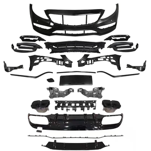 Kit de petite carrosserie de haute qualité pour 2015-2021 <span class=keywords><strong>classe</strong></span> C W205 mise à niveau C63 63S style <span class=keywords><strong>AMG</strong></span> avec calandre de pare-chocs avant - Product Image 2