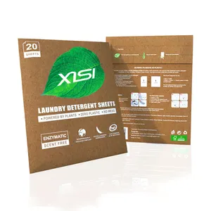 Nieuwe Trending Plant Extract Op Basis Van Biologisch Afbreekbare Eco-Strips Wasmiddelbladen