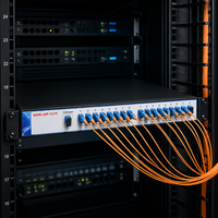 Multiplexeur WDM passif sans alimentation, 8 canaux, 1U, montage en rack 19 pouces, Mux Demux pour FTTX et systèmes de communication optique
