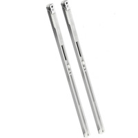 Jeu de rails de porte coulissante robustes Système de porte coulissante à fermeture douce de 3000mm