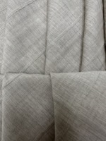 Tissu en chenille à carreaux léger 125 g/m² 100 % polyester doux pour robe, vente en gros