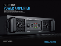 Amplificateur de puissance 2 canaux 3U Linea de classe GB 1000W haute puissance 4/8 Ohm