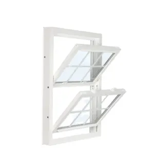 双悬窗处理降噪百叶窗内网格图案安全窗扇双悬窗日光室