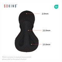 Short/Pantalon de Cyclisme pour Hommes avec Coussinet Antibactérien Respirant en Mousse à Cellules Ouvertes Perforée, en Spandex/Nylon Écologique