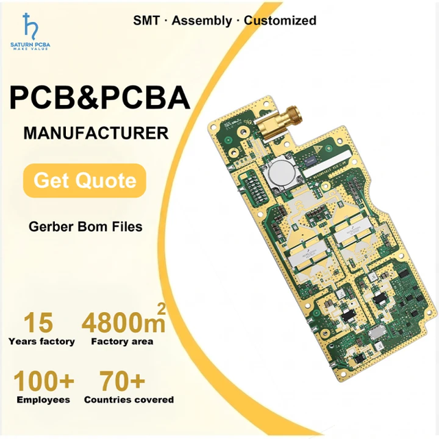 RF Microwave PCB Assembly Manufacturer High Frequency PCBA for Telecom, 5G Base Station & Antenna Systems Low MOQ