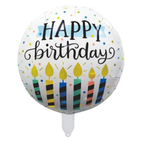 18-inch aluminiumfolie ballonnen voor verjaardags- & festivaldecoraties, aangepaste logo's, Halloween & Valentijnsdag speelgoed & feestartikelen