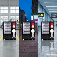 Distributeur automatique de repas intelligent 2026 avec micro-ondes, contrôle de température intelligent, système de levage de colis fragiles et gestion à distance