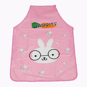 Panda Print PVC <b>Apron</b> <b>Half</b>-Length Sleeveless Waterproof Cooking <b>Apron</b> For Kids Daily Use - Product Image 5