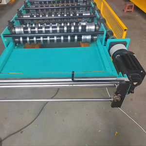 Machine de formage de profilés trapézoïdaux en acier <span class=keywords><strong>pour</strong></span> dalles de sol Hebei, automatique, contrôlée par PLC, avec boîte de vitesses - Product Image 1
