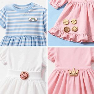 ป้ายโลโก้โลหะผสมสังกะสีแบบนูนลาย ออกแบบเองได้ ราคาโรงงาน เป็นมิตรกับสิ่งแวดล้อม ทนทาน สำหรับรองเท้า เสื้อผ้า กระเป๋าสตางค์ - Product Image 2