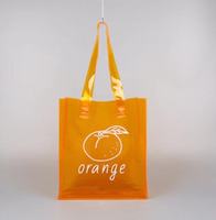 Sacs en plastique de T-shirt de vêtement réutilisable écologique imprimé de logo personnalisé Sac à main holographique recyclable en PVC Sacs à provisions