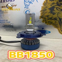 Ampoules de phare LED BB1850 H4 H11 9005 9006 Blanc Faisceau Clair Résistant aux Chocs Longue Durée de Vie Boîtier en Aluminium Sortie d'Usine