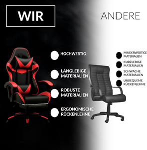 Chaise de jeu PC inclinable professionnelle, confortable et relaxante, avec repose-pieds, pivotante, Silla <span class=keywords><strong>Gamer</strong></span> avec roulettes pivotantes - Product Image 4