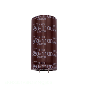ตัวเก็บประจุแบบ Through Hole ยี่ห้อ Manufacturer Channel รุ่น CAP ALUM 330UF 20% 350V TH ขนาด 330 ยูเอฟ EKHX351VSN331MQ30S - Product Image 1