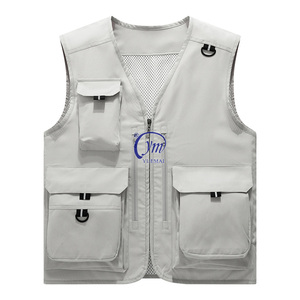 <span class=keywords><strong>Chaleco</strong></span> Multibolsillos Personalizado YUEMAI para Pesca, Caza, Supermercado, Trabajo, Fotografía y Carga - Product Image 1