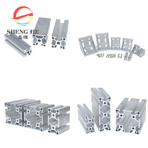 T slot v slot 6063 T5 led aluminium extrusion 2020 <span class=keywords><strong>2040</strong></span> 2080 fournisseur de profilés en aluminium pour imprimante 3D à rail linéaire - Product Image 2