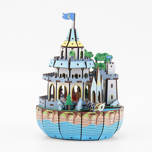 Bonita caja de música navideña, caja de música creativa navideña - Product Image 6