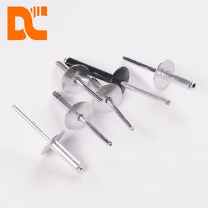 Rivets aveugles à grande bride <span class=keywords><strong>de</strong></span> qualité supérieure, en alliage antirouille, à tête <span class=keywords><strong>dôme</strong></span>, norme DIN7337, marque DC pour machines, applications marines et CVC - Product Image 3