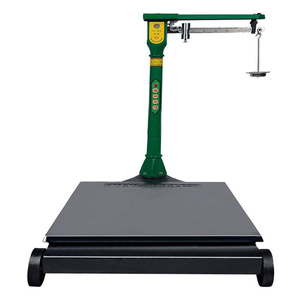 Balance de sol mécanique originale Veidt de 150 kg avec cadran et ressort, dotée de roues - Product Image 4