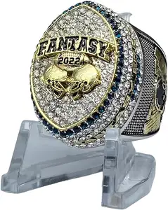 Custom Fantasy Voetbal Kampioenschap Ring Dallas Cowboys Super Bowl Basketbal 2023 Jumbo Bronco Karate Kampioenschap Ringen