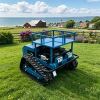 Robot de désherbage intelligent autopropulsé à essence, télécommandé, à braquage zéro, pour la réaménagement des pâturages agricoles