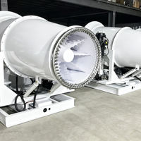 Plateforme d'atomisation large, fonctionnement synchrone multi-personnes, canon à brouillard de refroidissement pour grands espaces