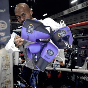 Gants de boxe à lacets personnalisables, ensemble No Boxing No Life, cuir de vachette de haute qualité, rembourrage épais à 4 couches, respirant - Product Image 3