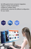 Ordinateur tout-en-un 23,8'' 27 pouces, carte mère Matx, Win11, I3 I5 I7, RTX 3090, SSD+HDD, monobloc pour usage bureautique