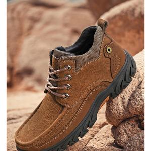 Chaussures de randonnée imperméables en cuir suédé de vache pour hommes, personnalisables, avec semelle intérieure en PU, tailles variées, directement de l'usine - Product Image 5