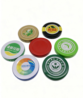 Botellas de Vidrio para Bebidas Enlatadas de 48 mm, Precio de Fábrica, Venta al por Mayor, Impresión Personalizada, Tapas Metálicas de Hojalata de Grado Alimenticio, Herméticas