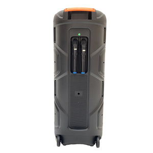 Altavoz Bluetooth TTD1515 <span class=keywords><strong>de</strong></span> <span class=keywords><strong>15</strong></span> Pulgadas con Bajos Adicionales, Altavoces <span class=keywords><strong>de</strong></span> Alta Potencia con Salida Dual, Altavoz con Ruedas para Fiestas <span class=keywords><strong>de</strong></span> Karaoke al Aire Libre con Micrófono Inalámbrico - Product Image 3