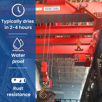 Revêtement époxy transparent YMS Coatings, apprêt antirouille, revêtement liquide anticorrosion pour installations marines, usines pétrochimiques