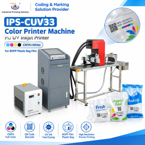Impresora a Color IPS-CUV33, Impresora de Inyección de Tinta UV PIJ, Tinta CMYK, Código QR para Bolsas de Plástico Bopp - Product Image 1