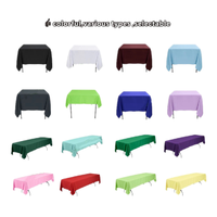 Nappe jetable imperméable en non-tissé PP multicolore pour mariage, fête, hôtel, restaurant - Vente en gros