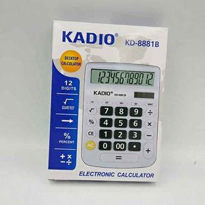 Calculatrice de bureau 12 chiffres <span class=keywords><strong>avec</strong></span> écran LCD extra large, boutons confortables au toucher, calculatrices de bureau aux fonctions standard - Product Image 6