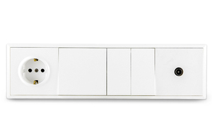 EU chứng nhận hiện đại 2 Gang 1 cách chuyển đổi điện-chất lượng cao và thiết kế bền chuyển đổi ánh sáng với EU Tuân thủ tiêu chuẩn - Product Image 5