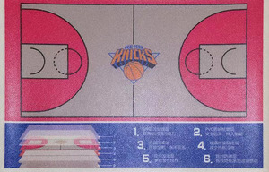 Alfombrilla adhesiva <span class=keywords><strong>de</strong></span> PVC para suelo deportivo <span class=keywords><strong>de</strong></span> plástico personalizada para niños, lugares <span class=keywords><strong>de</strong></span> entrenamiento, pista <span class=keywords><strong>de</strong></span> baloncesto - Product Image 3