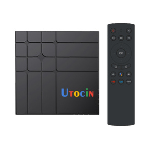 Utocin <span class=keywords><strong>S12</strong></span> <span class=keywords><strong>Android</strong></span> 11 <span class=keywords><strong>TV</strong></span> <span class=keywords><strong>Box</strong></span> S905Y4 2.4 Gam/5Ghz Kép Wifi 4K 2GB 16GB Set Top <span class=keywords><strong>Box</strong></span> VS KM2 - Product Image 6