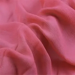 Matériau respirant grande qualité <span class=keywords><strong>prix</strong></span> de promotion en gros belles couleurs tissu en mousseline de soie crêpe de soie pour les femmes - Product Image 6