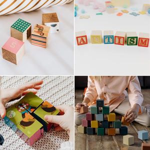 Bloques de Madera Pequeños Personalizados sin Acabado, Cubos de Madera en Blanco para Manualidades, Conteo, Alfabeto, Sellos, Dados, Juguetes Educativos y para Baby Shower - Product Image 5