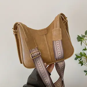 Weite Schulterriemen Unterarmtasche trendige Handtaschen Eimer Crossbody-Tasche Damen 2024