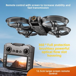 S156 máy bay không người lái màn hình lớn RC bay không người lái 4K GPS định vị tránh chướng ngại vật không chổi than Gimbal quang học dòng chảy đồ chơi S156 GPS bay không người lái - Product Image 4