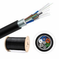 Câble à fibres optiques extérieur GYTA GYFTY 48 72 96 cœurs pour réseau ISP