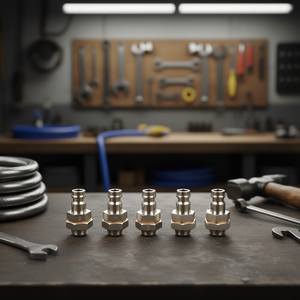 Conectores Hidráulicos Rápidos N8 de 1/4 Pulgada con Rosca NPT Macho, Acopladores Metálicos para Conexión de Mangueras de Aire - Product Image 3