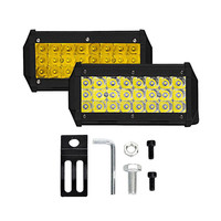 Barre lumineuse LED longue à trois vitesses, 72W, 24 LED, usine chinoise